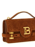 Balmain Brown Calfskin Handbag