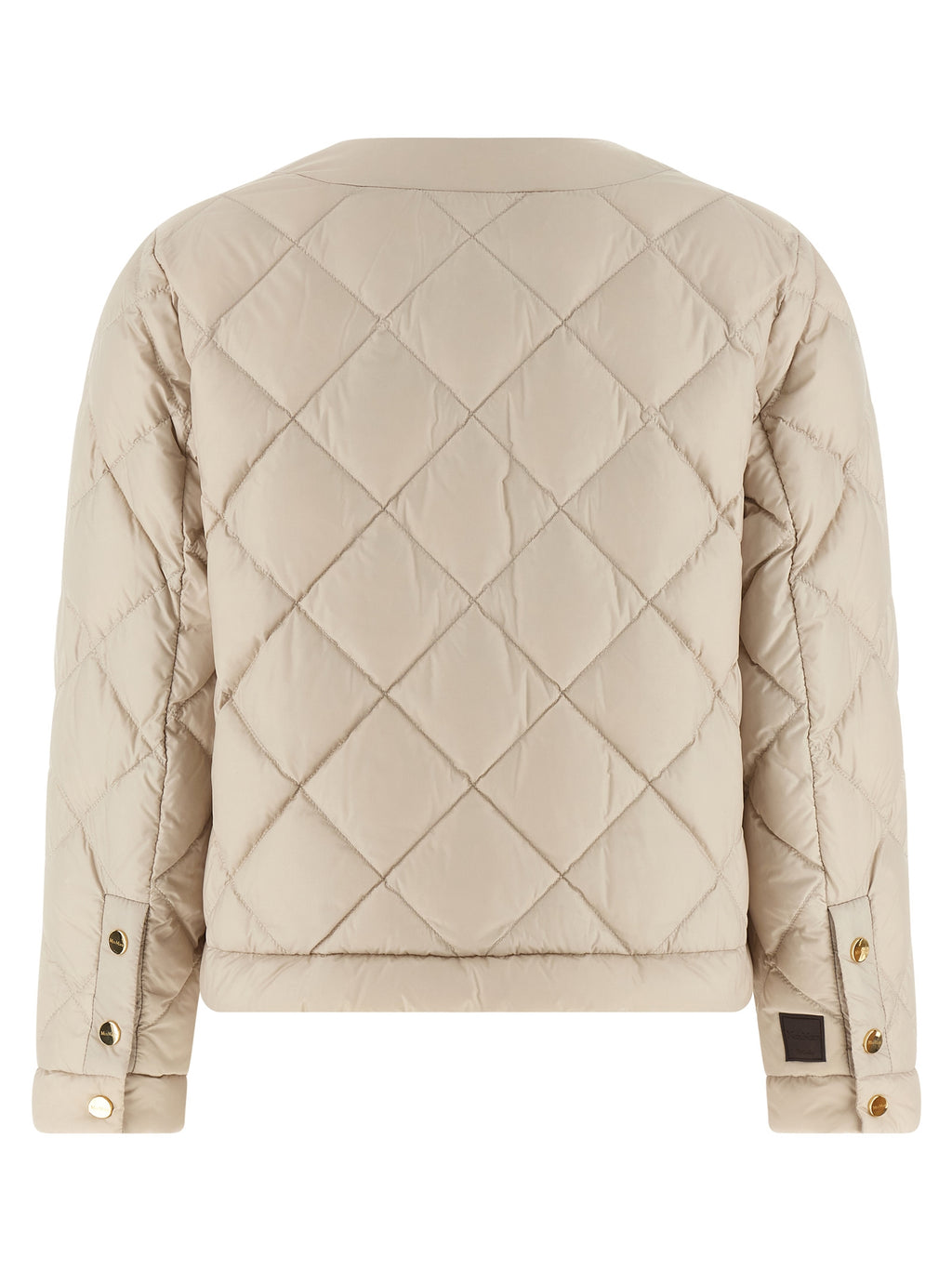Max Mara Beige Polyamide Full-Length Jacket