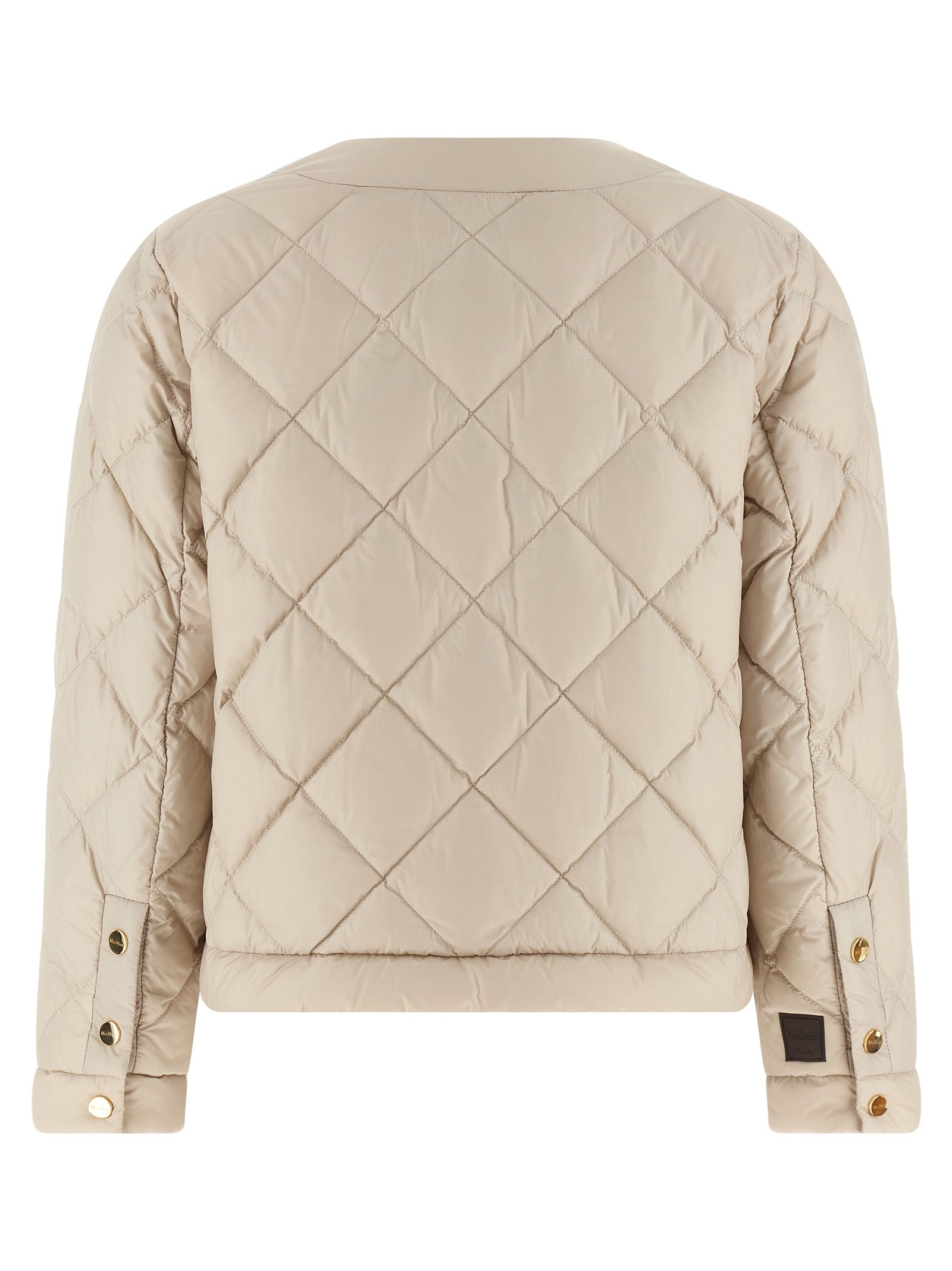 Max Mara Beige Polyamide Full-Length Jacket