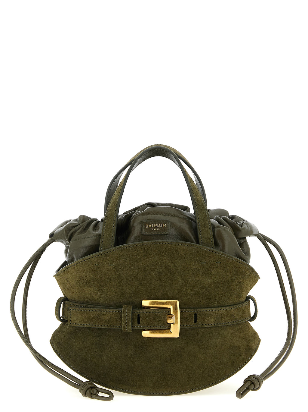Balmain Bicolor Calfskin Handbag