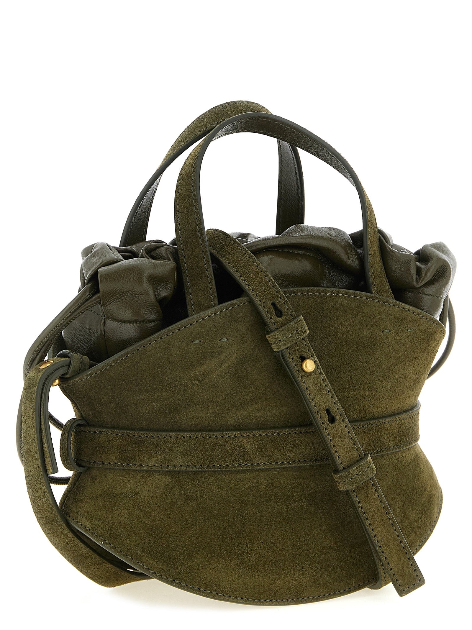 Balmain Bicolor Calfskin Handbag