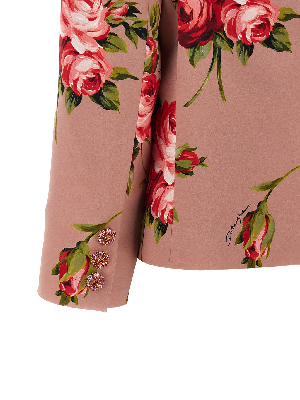 Dolce & Gabbana Multicolor Silk Blazer