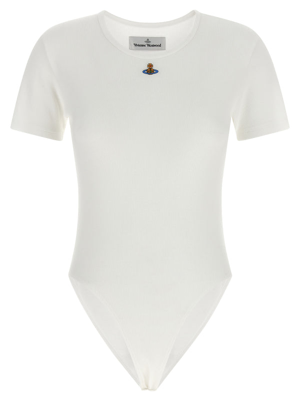 Vivienne Westwood White Cotton Bodysuit