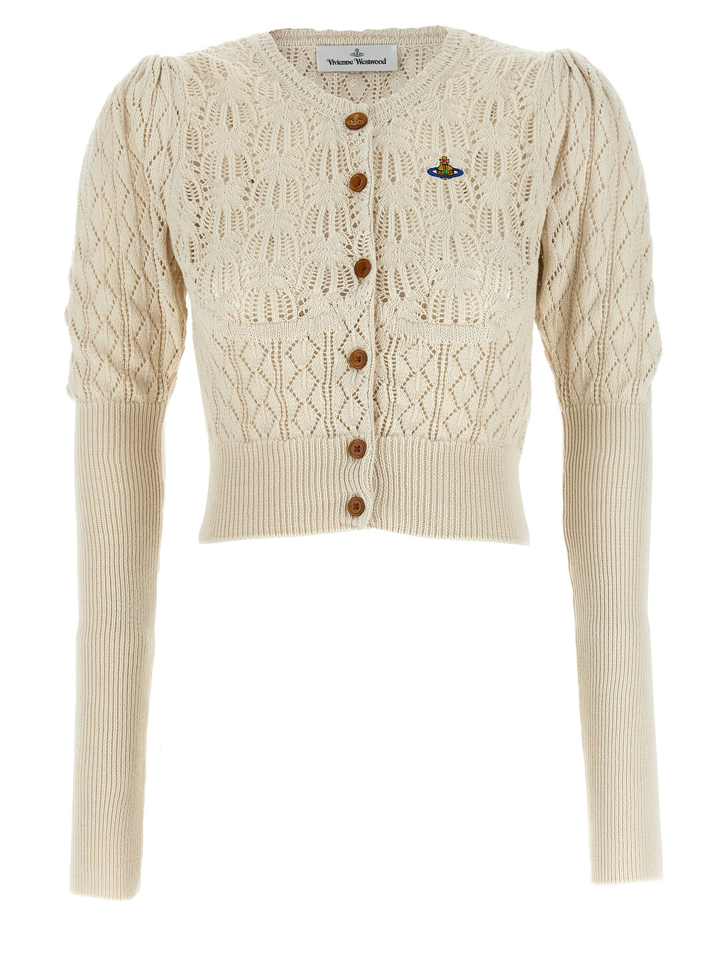 Vivienne Westwood Beige Cotton Cardigan