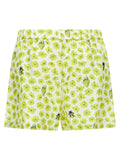 Versace Multicolor Silk Bermuda Shorts