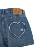 Moschino Blue Cotton Bermuda Shorts