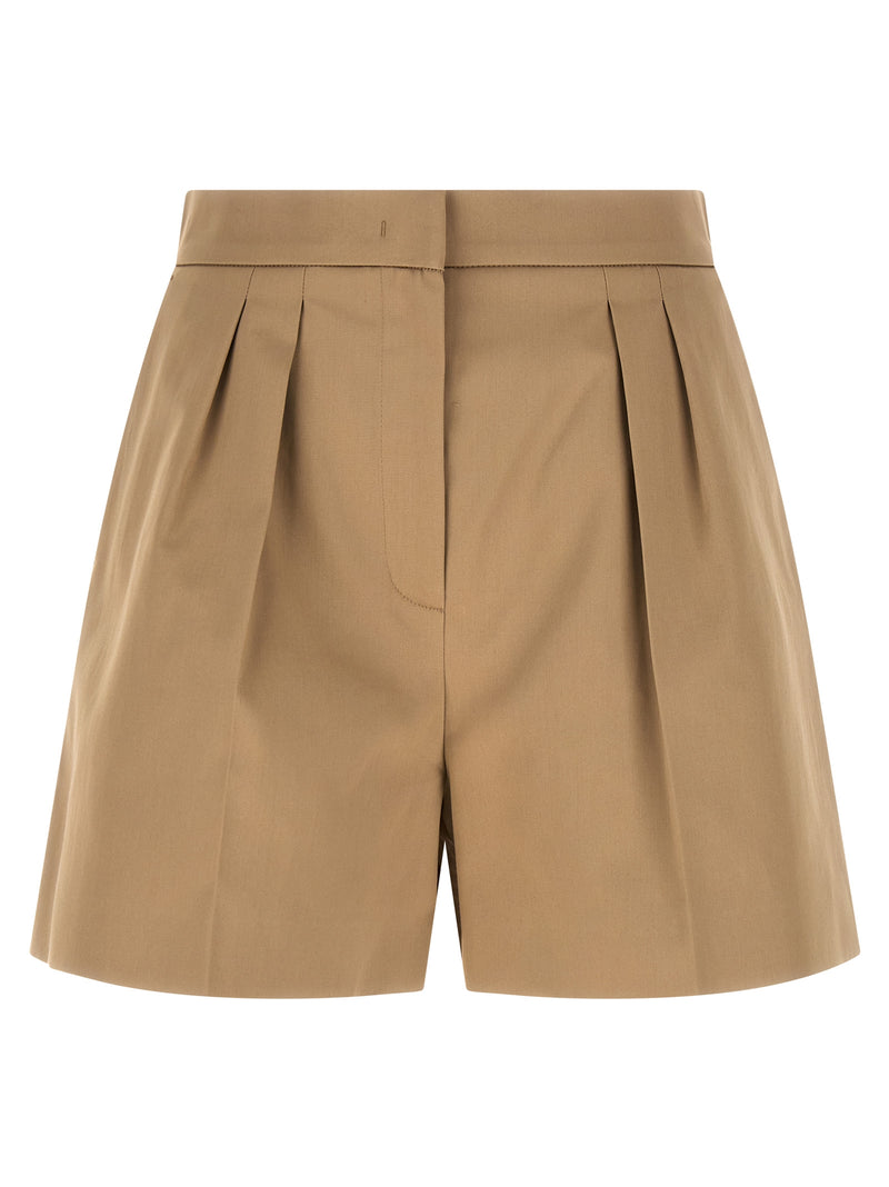 Max Mara Beige Cotton Bermuda Shorts