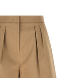 Max Mara Beige Cotton Bermuda Shorts