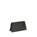 Alexander McQueen Black Calf Leather Bos Taurus Shoulder Bag