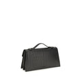 Alexander McQueen Black Calf Leather Bos Taurus Handbag