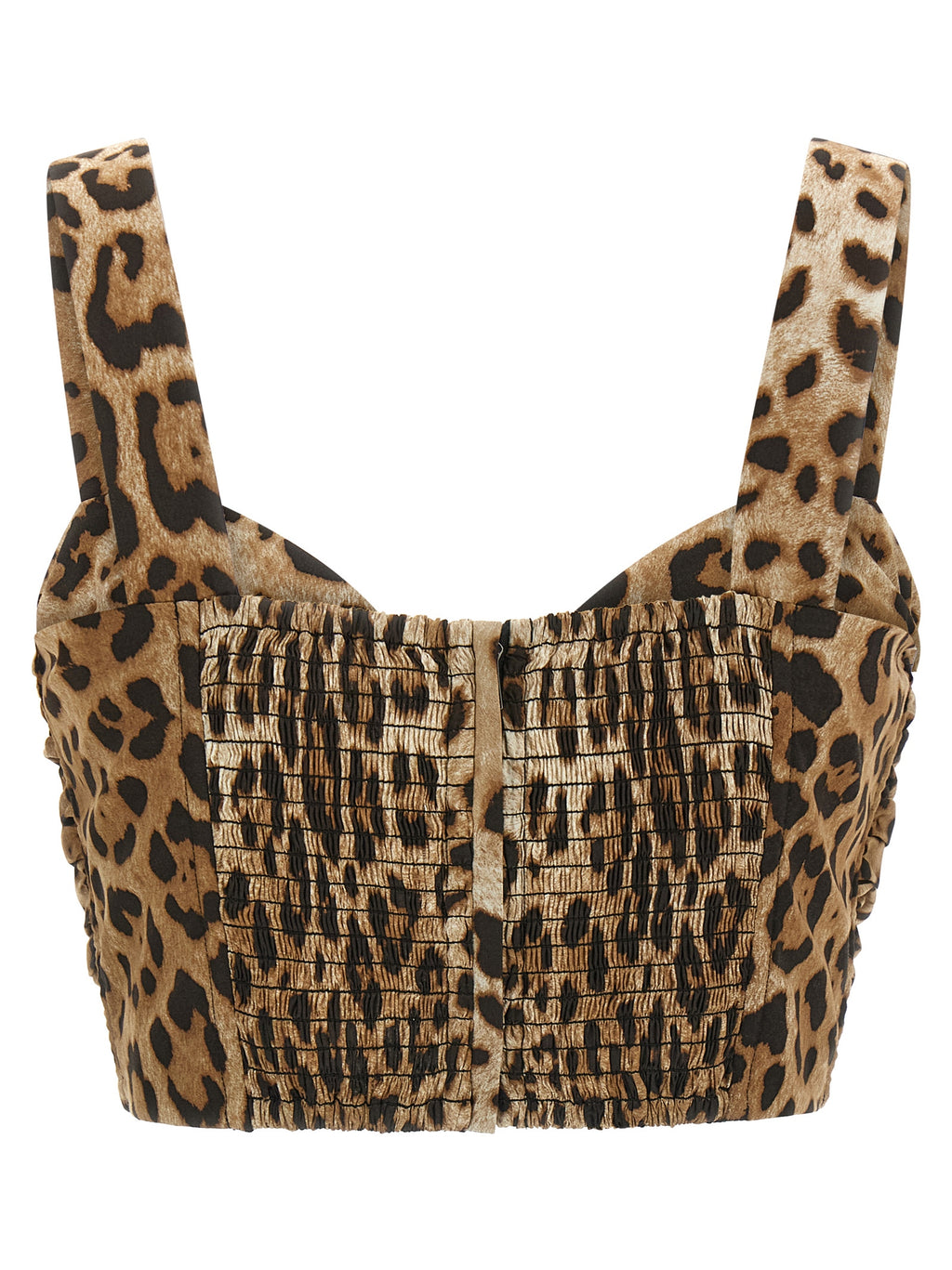 Dolce & Gabbana Brown Cotton Blouse