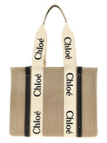 Chloé Beige Calfskin Tote Bag