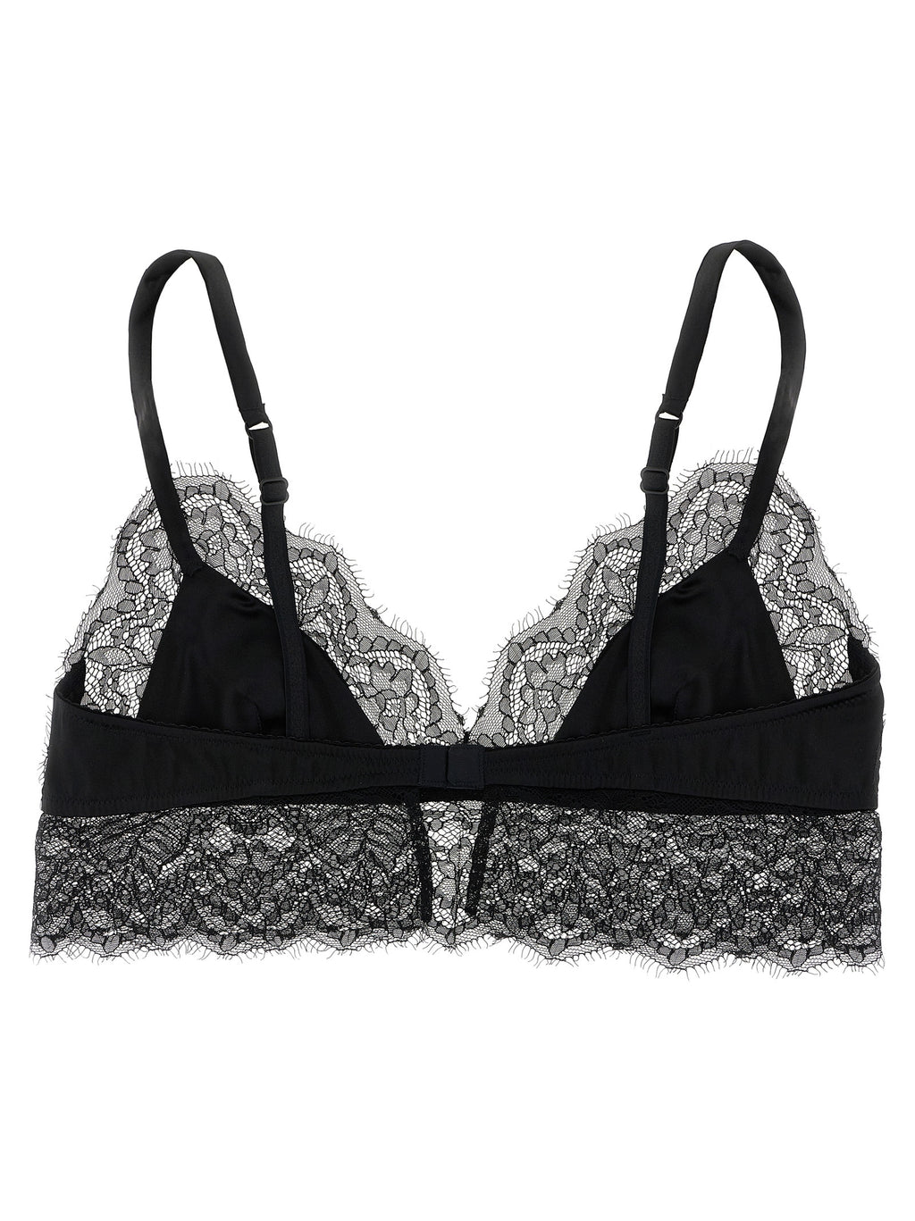 Dolce & Gabbana Black Silk Bra