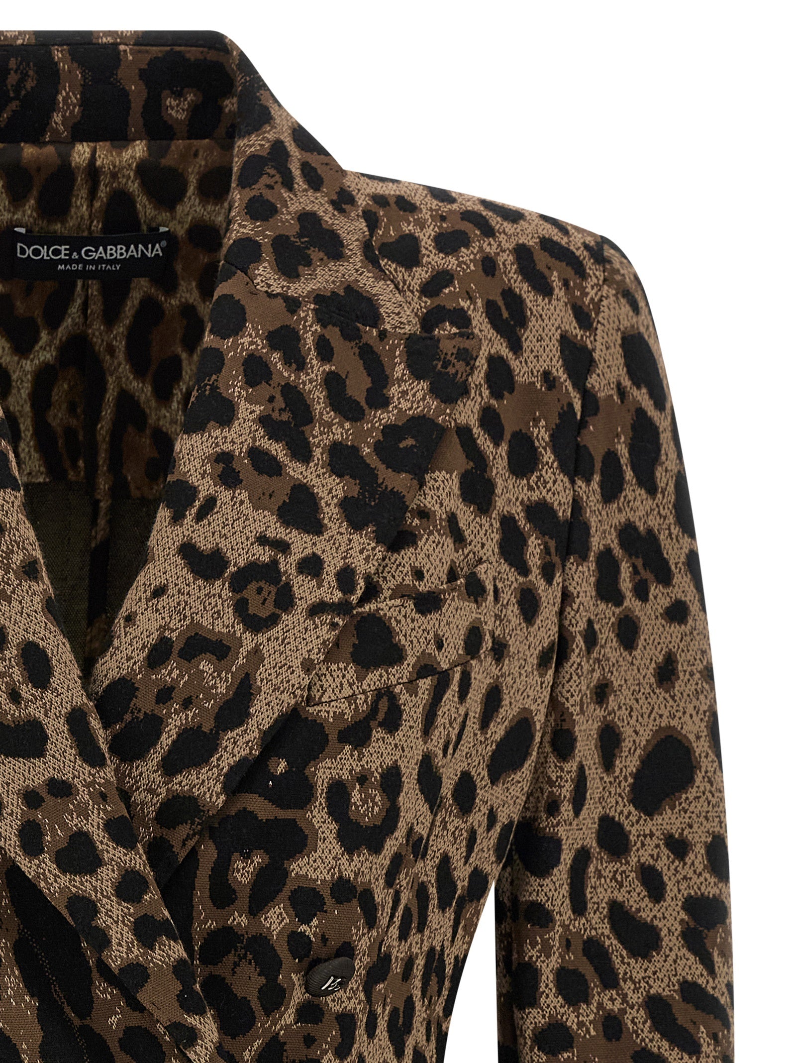 Dolce & Gabbana Brown Viscose Blazer