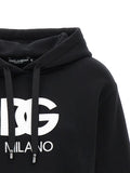 Dolce & Gabbana Black Cotton Hoodie