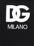 Dolce & Gabbana Black Cotton Hoodie