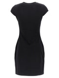 Diesel Black Cotton Short Dress