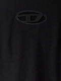 Diesel Black Cotton Short Dress