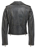Golden Goose Black Cowhide Leather Jacket