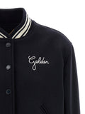Golden Goose Blue Virgin Wool Bomber