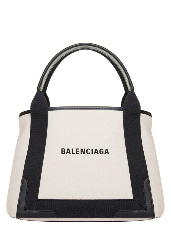 Balenciaga Bicolor Canvas Tote Bag