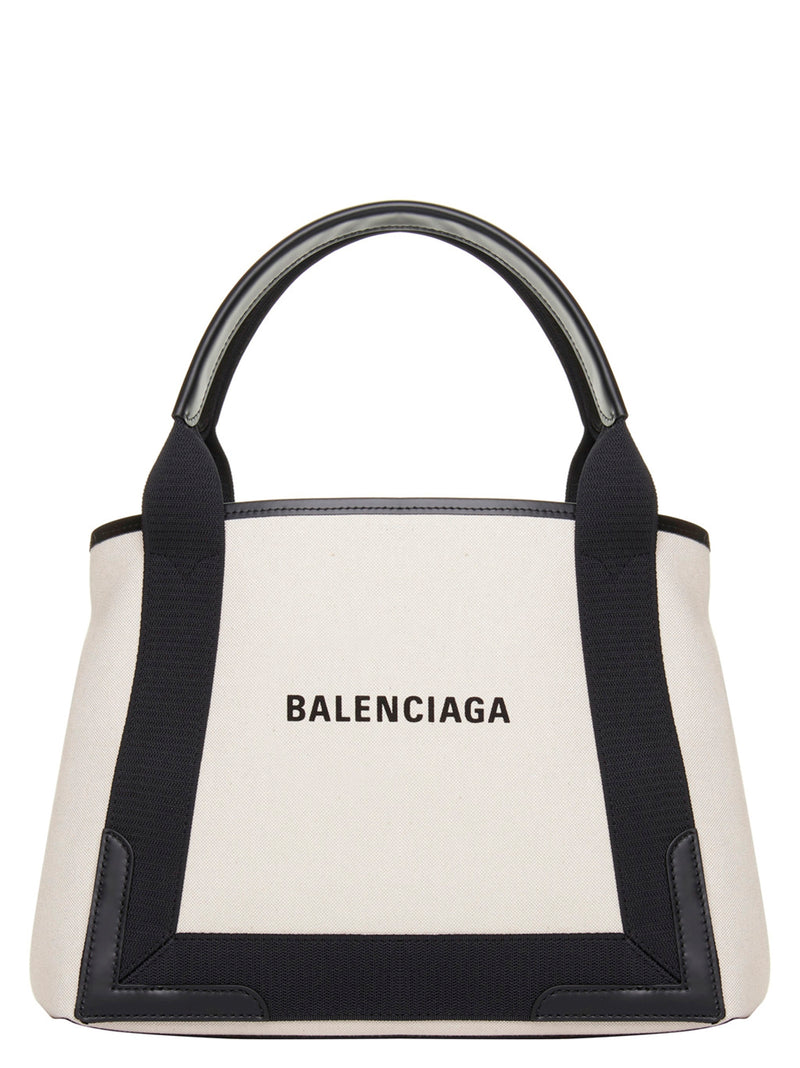 Balenciaga Bicolor Canvas Tote Bag