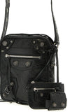 Balenciaga Black Lamb Leather Crossbody Bag