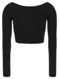 Diesel Black Viscose Cardigan