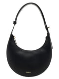 Furla Black Calfskin Shoulder Bag