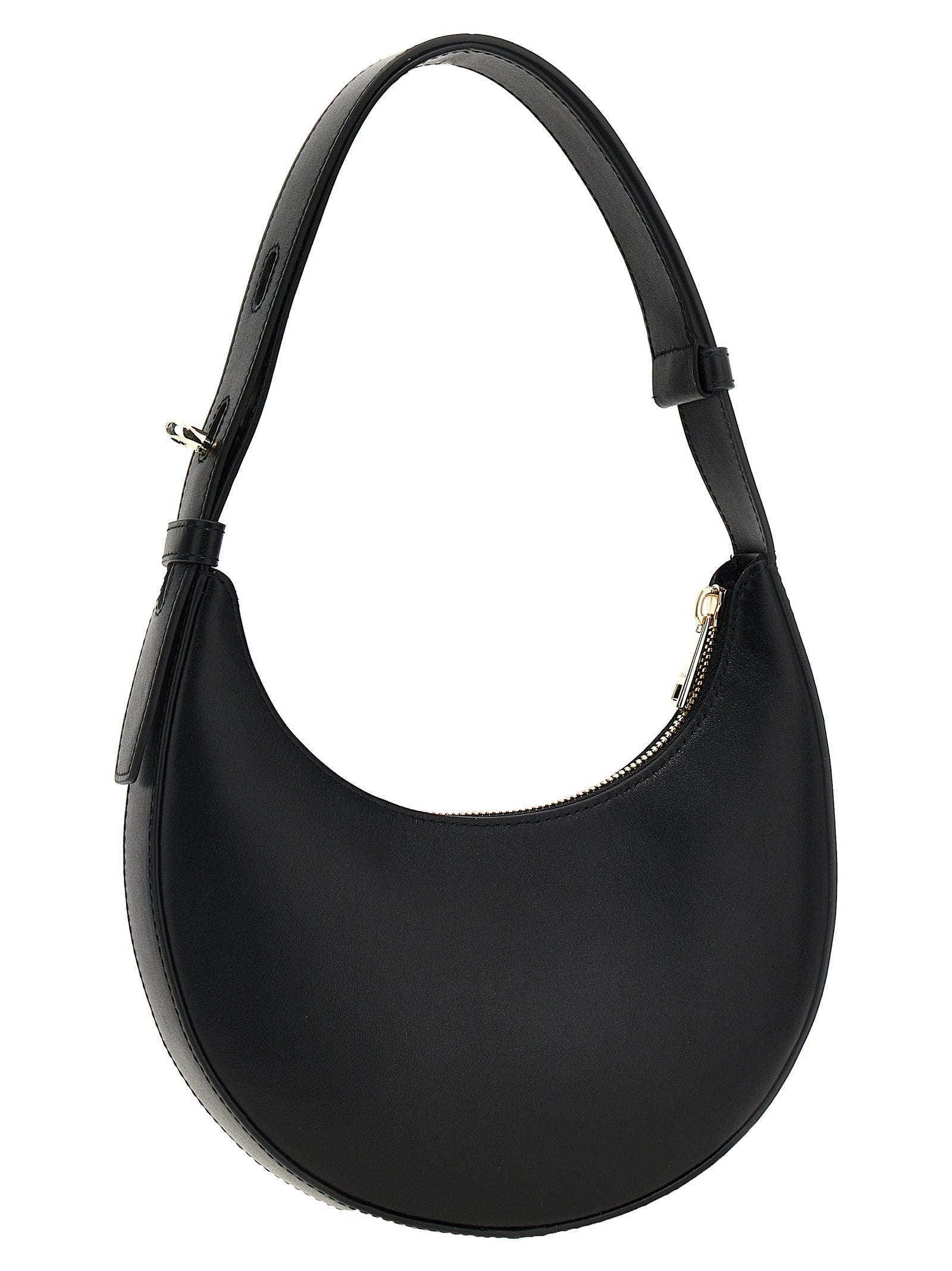 Furla Black Calfskin Shoulder Bag