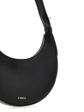 Furla Black Calfskin Shoulder Bag