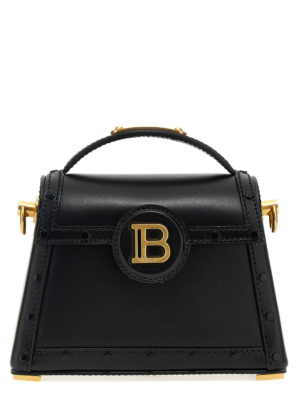 Balmain Black Calfskin Handbag