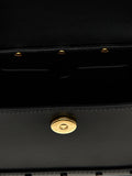 Balmain Black Calfskin Handbag