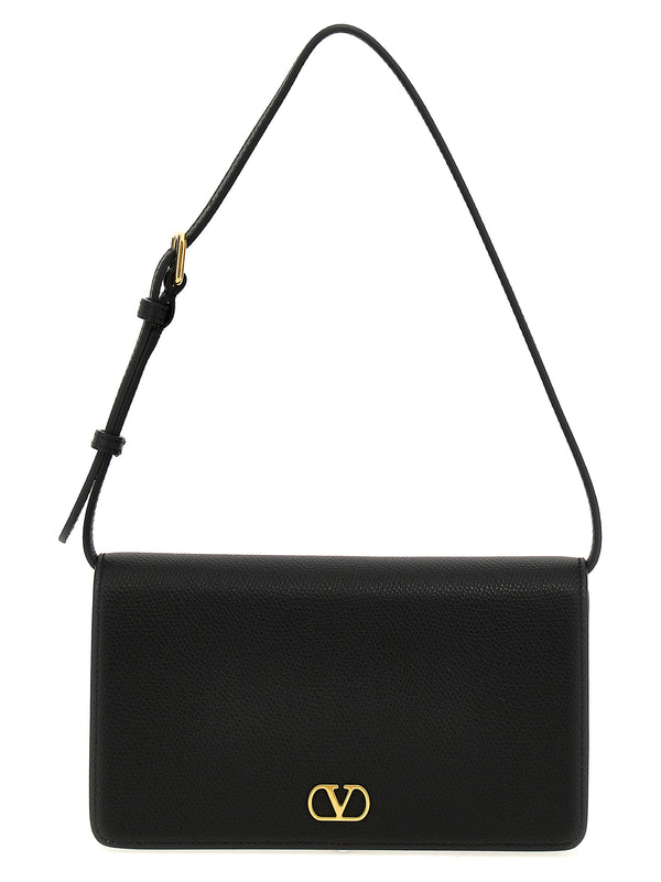 Valentino Garavani Black Calfskin Shoulder Bag