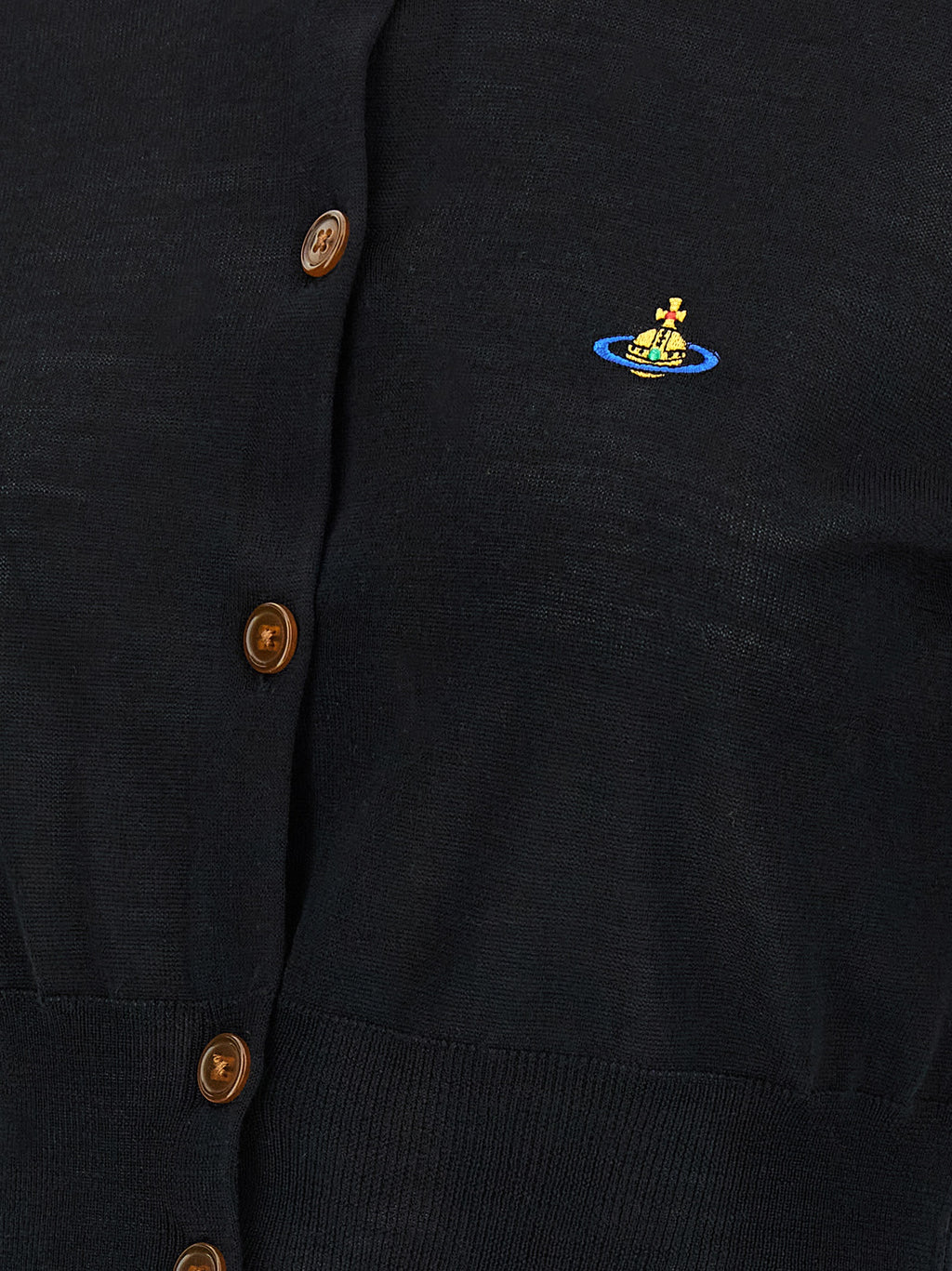 Vivienne Westwood Black Wool Cardigan