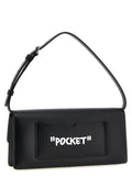 Off-White Bicolor Calfskin Shoulder Bag