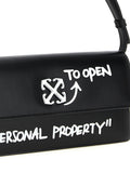 Off-White Bicolor Calfskin Shoulder Bag