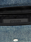 Diesel Blue Cotton Shoulder Bag