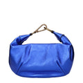 Roberto Cavalli Blue Leather Handbag