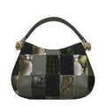 Roberto Cavalli Green Leather Handbag