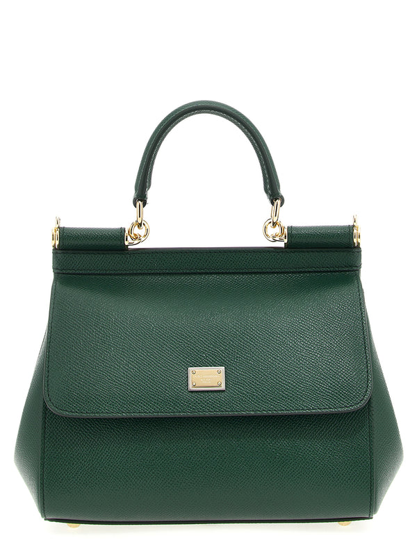 Dolce & Gabbana Bicolor Calfskin Handbag