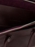 The Attico Purple Calfskin Shoulder Bag