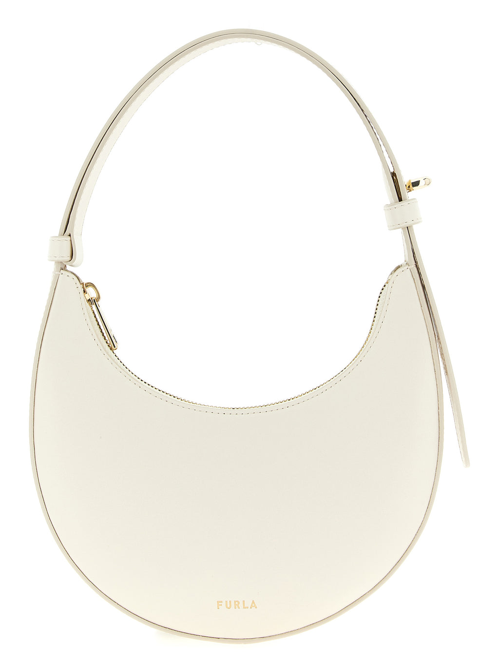 Furla White Leather Shoulder Bag