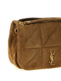 Saint Laurent Beige Calfskin Shoulder Bag