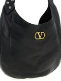 Valentino Garavani Black Lamb Leather Shoulder Bag
