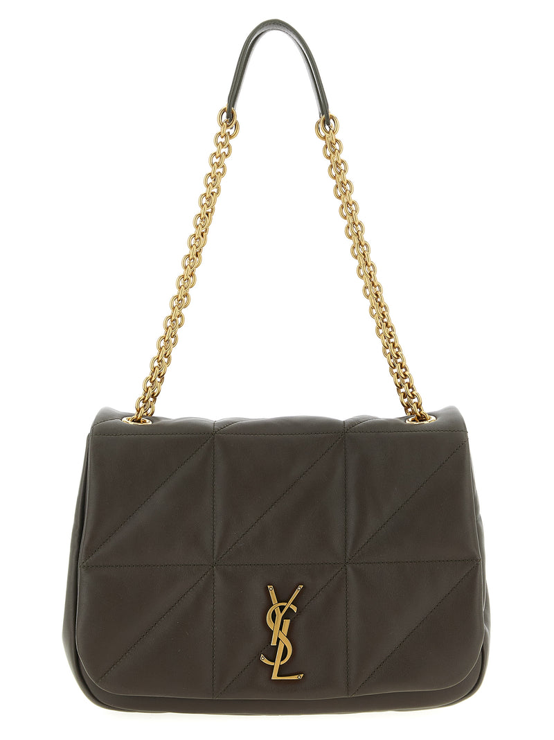 Saint Laurent Bicolor Lamb Leather Shoulder Bag