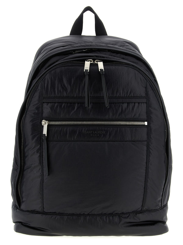 Saint Laurent Black Calfskin Backpack