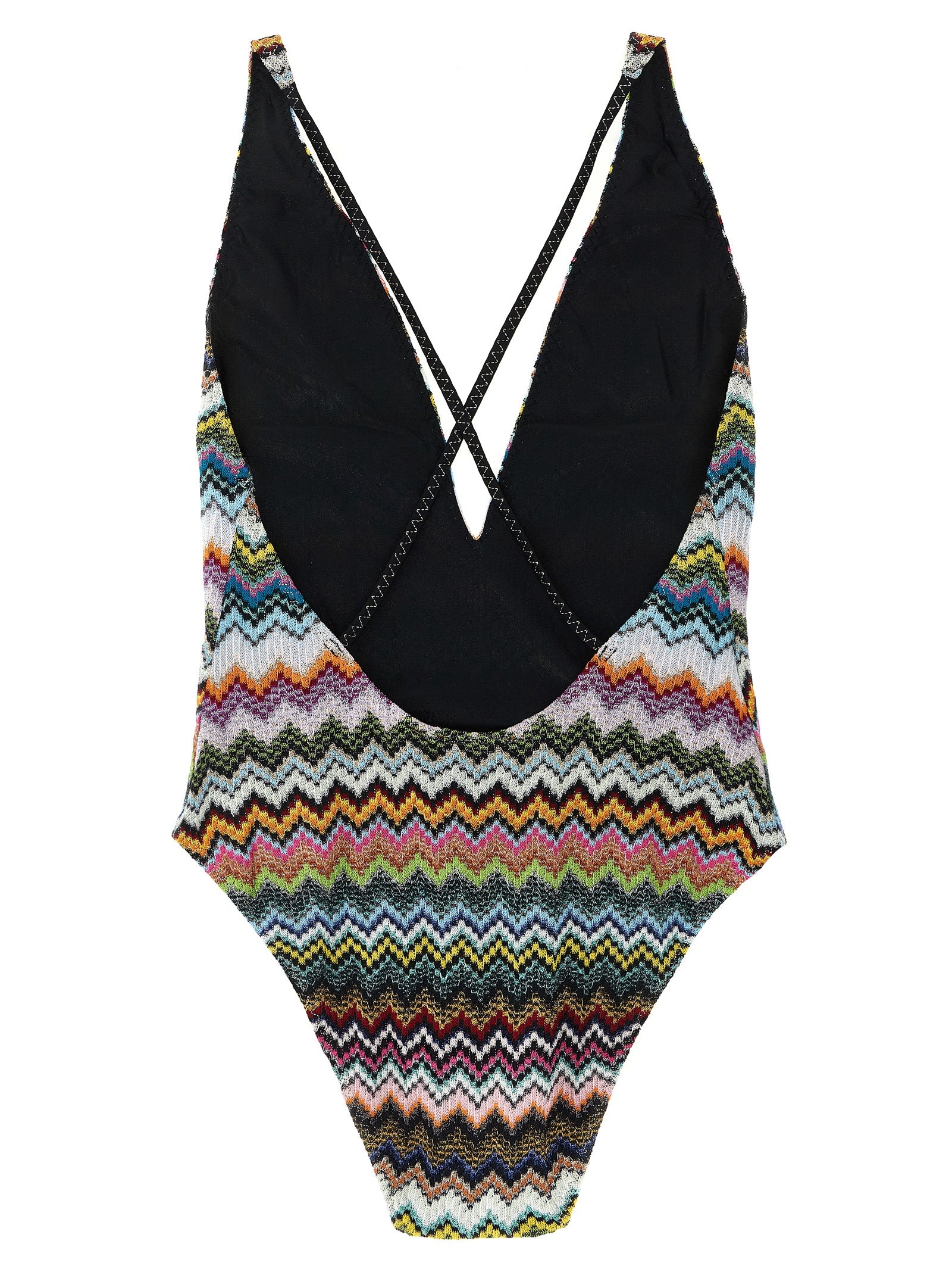Missoni Multicolor Viscose One-Piece Swimsuit