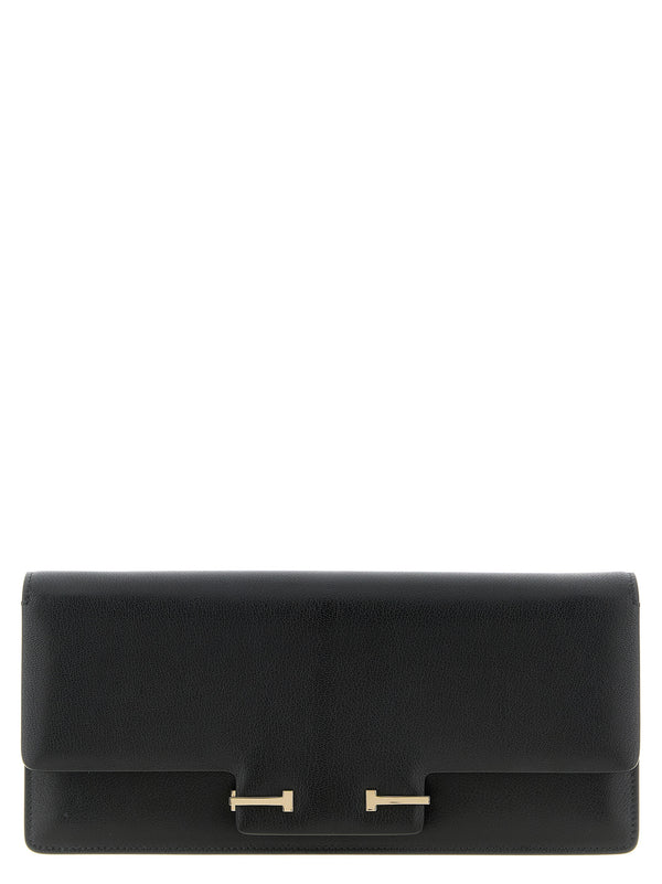 Tom Ford Black Goatskin Shoulder Bag