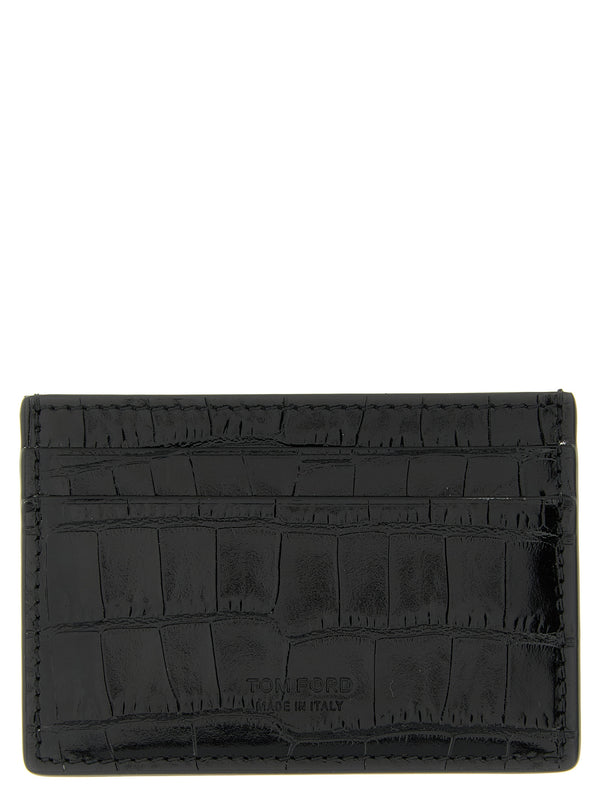 Tom Ford Black Calfskin Cardholder